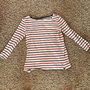 STRIPPED OLD NAVY QUARTER SLEEVE TOP